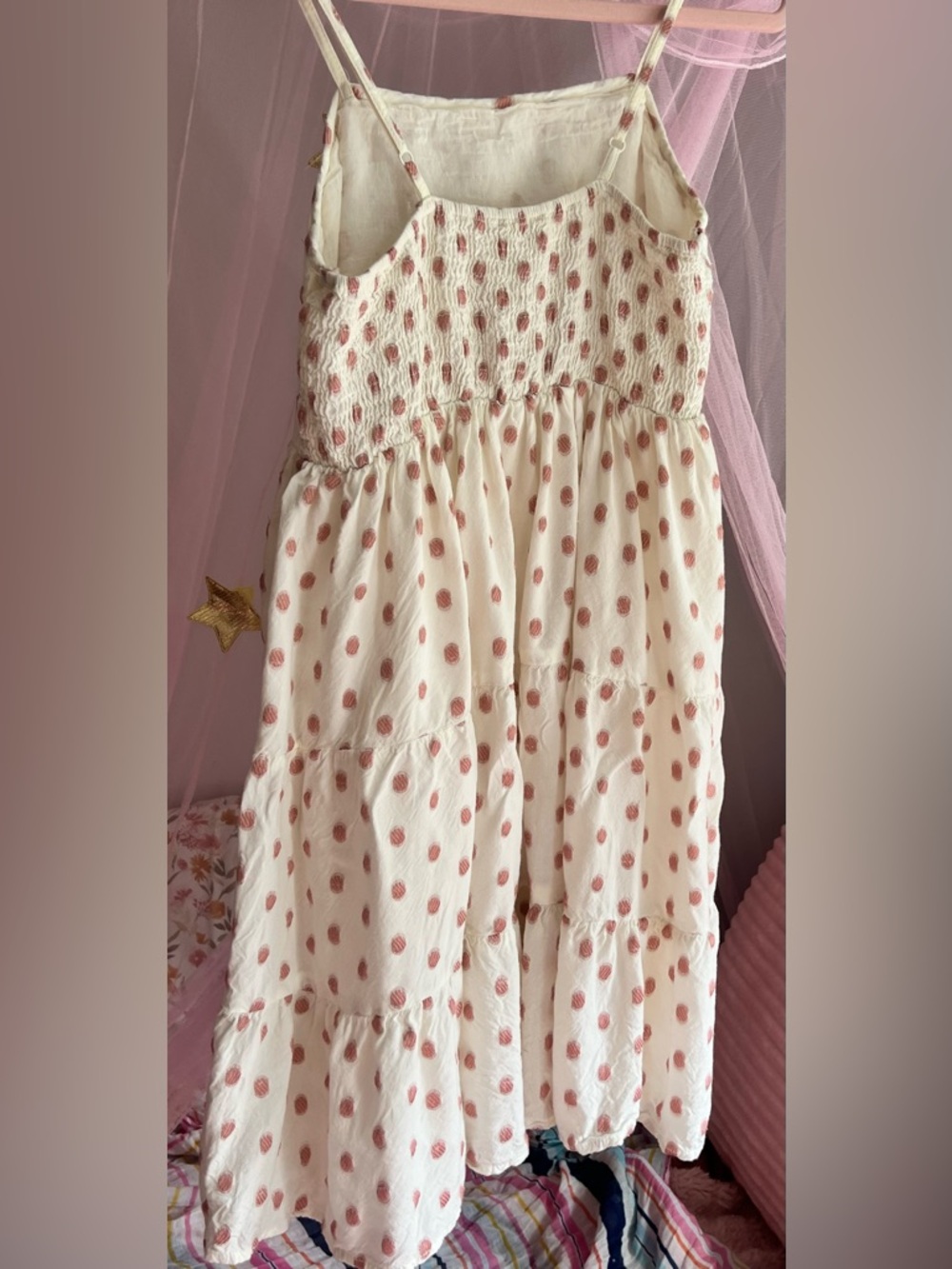 ☀️ Sim & Sam Polka Dot Tiered Mini Dress | Med | Pre-Loved | Beachy Days Ahead - Picture 11 of 13